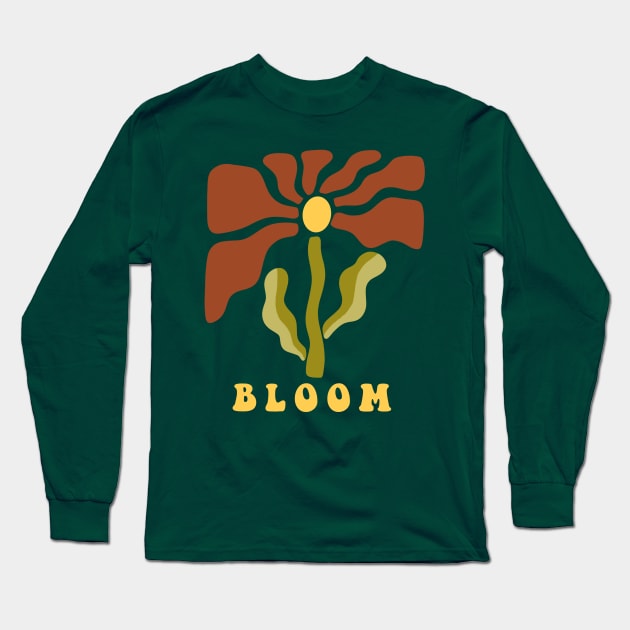 Bloom Long Sleeve T-Shirt by Carlotta Illustration